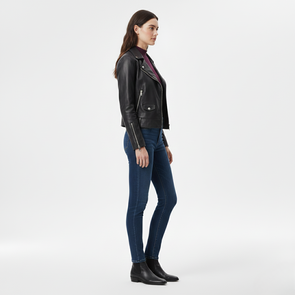 Women's Structured Moto Jacket