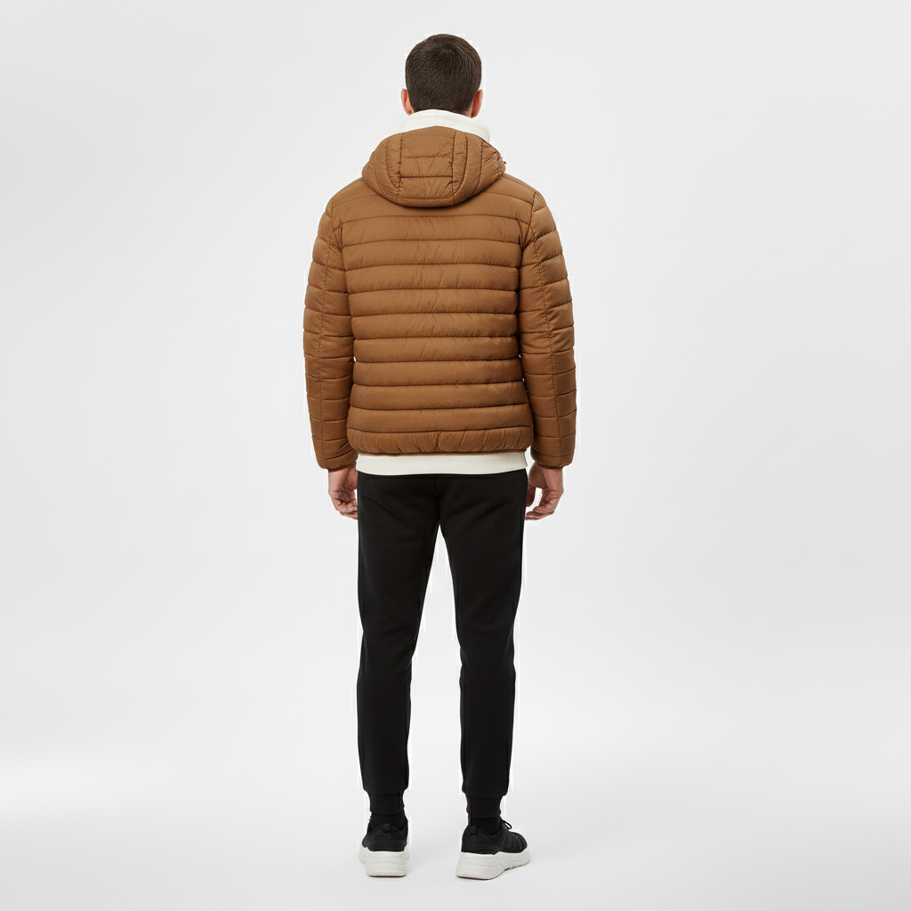 Men's Lightweight Zip Puffer Jacket