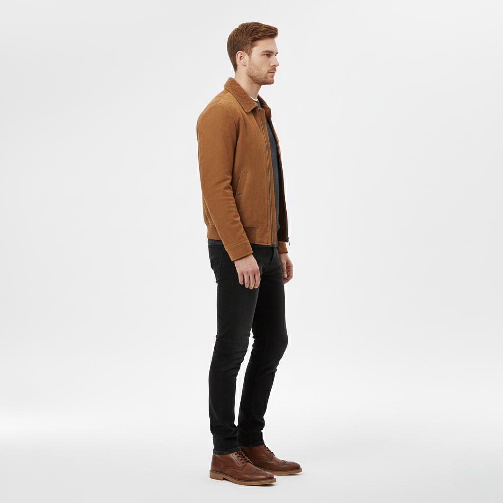 Men's Textured Zip Jacket