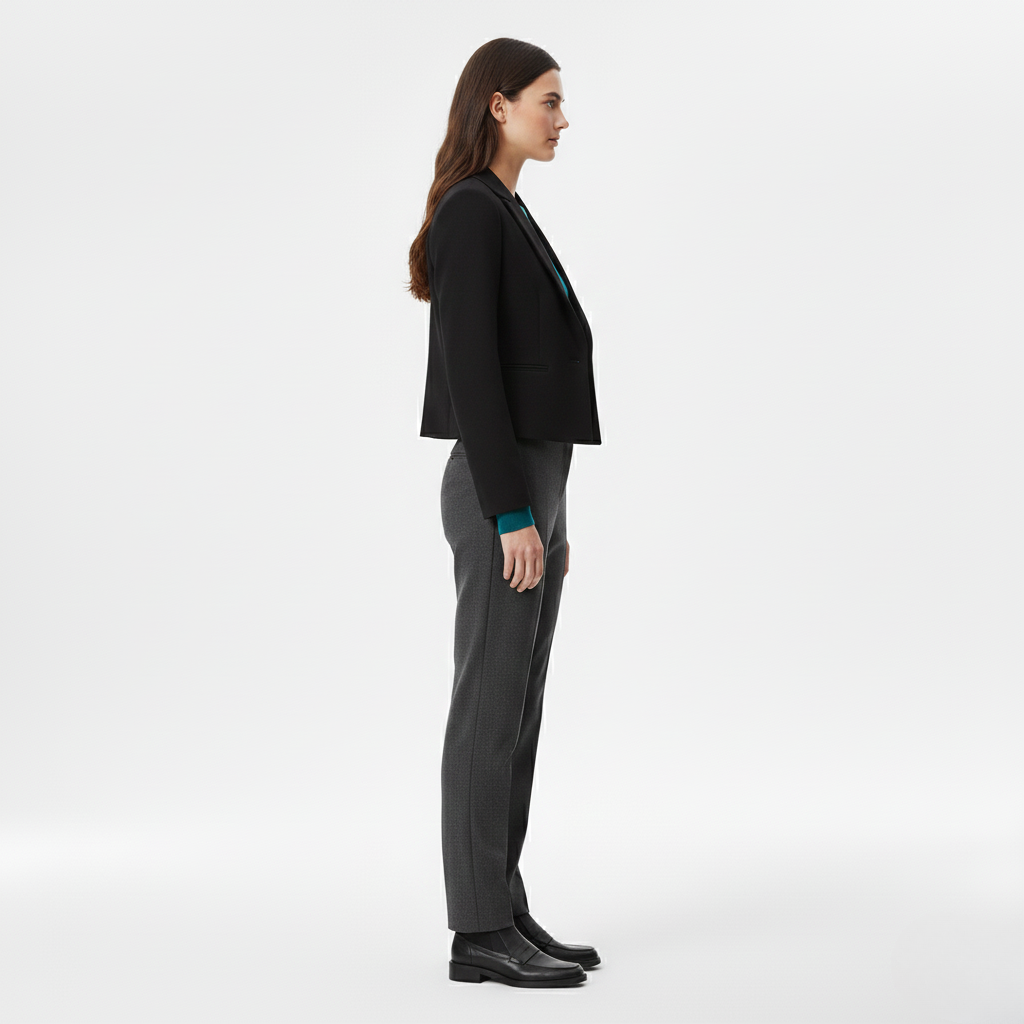 Women's Structured Cropped Blazer