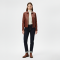 Women's Structured Zip-Front Jacket