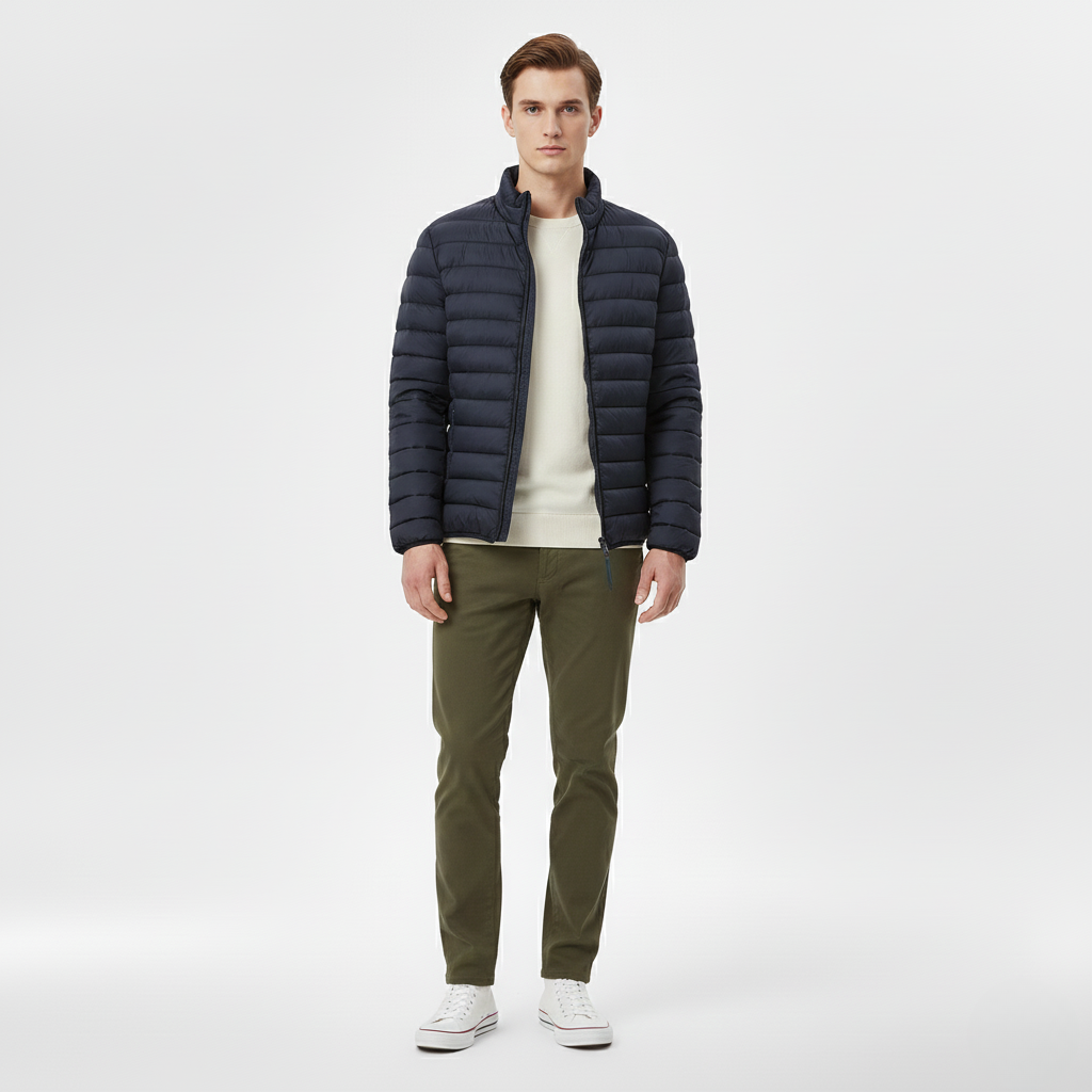 Men's Lightweight Quilted Puffer Jacket
