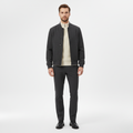 Men's Textured Bomber Jacket