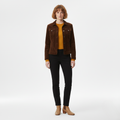 Women's Button-Front Corduroy Jacket